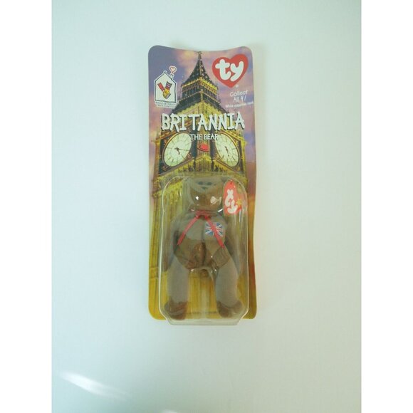 1999 TY Vintage Beanie Babies Britannia The Bear Collection- NIB - Picture 1 of 4